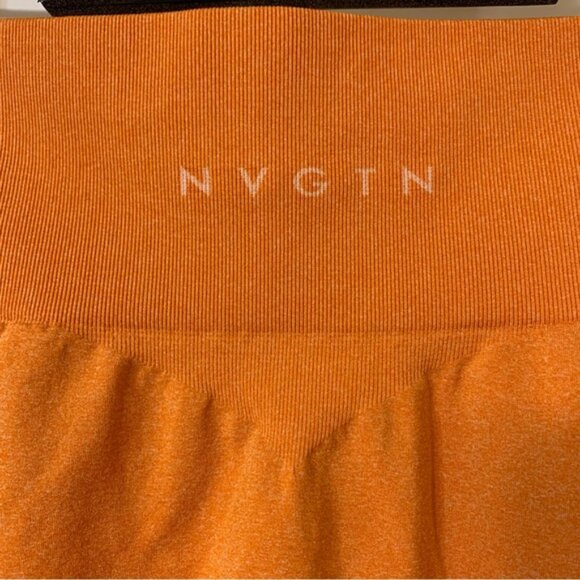NVGTN Sunset Orange NV Seamless Leggings XL - Picture 2 of 5